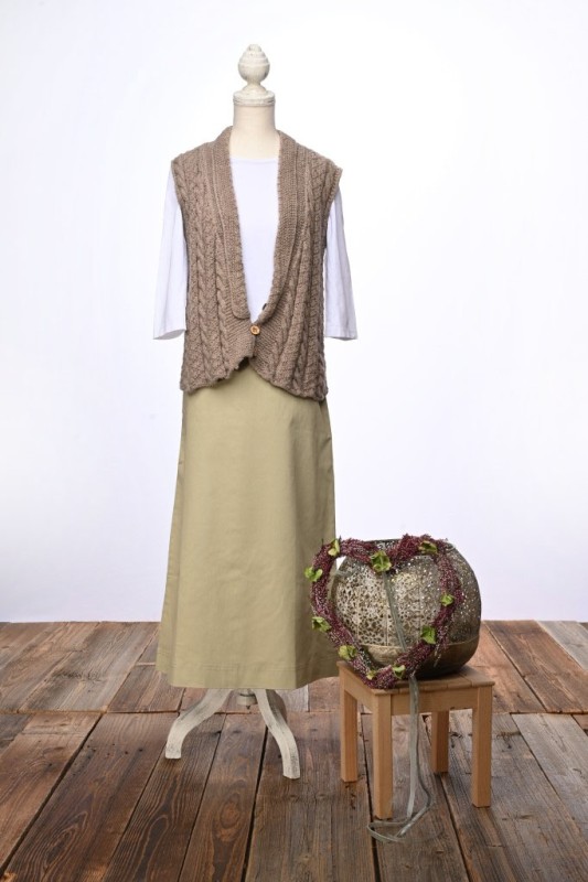 A-line Green Bean Maxi